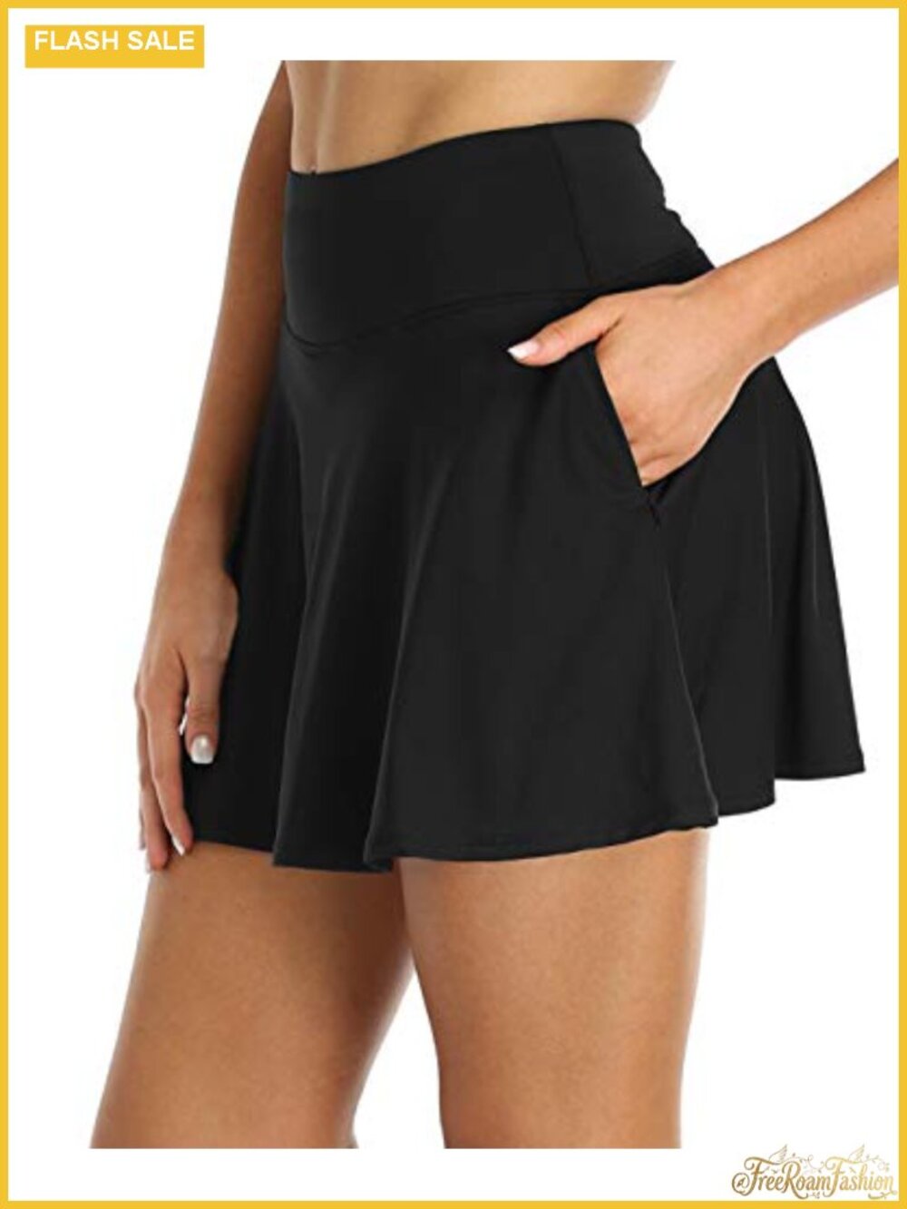 Pleated Tennis Skort Athletic Skirts with Pockets and Mesh Shorts